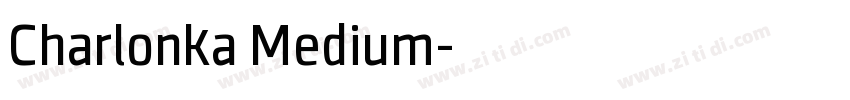 Charlonka Medium字体转换